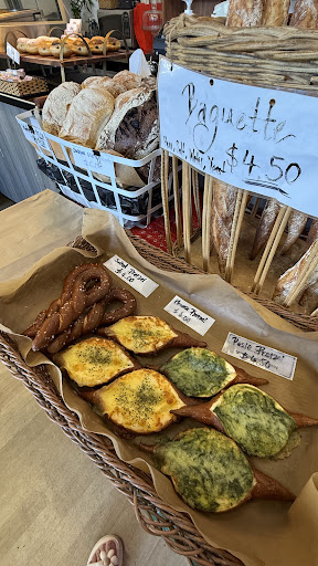 Baguettes and savoury bakery items from a customer review